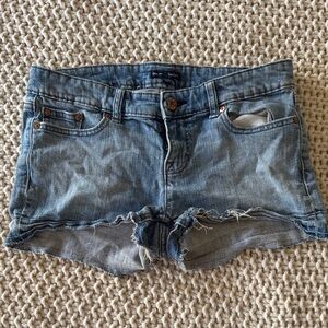 GAP Light Blue Distressed Jean Shorts